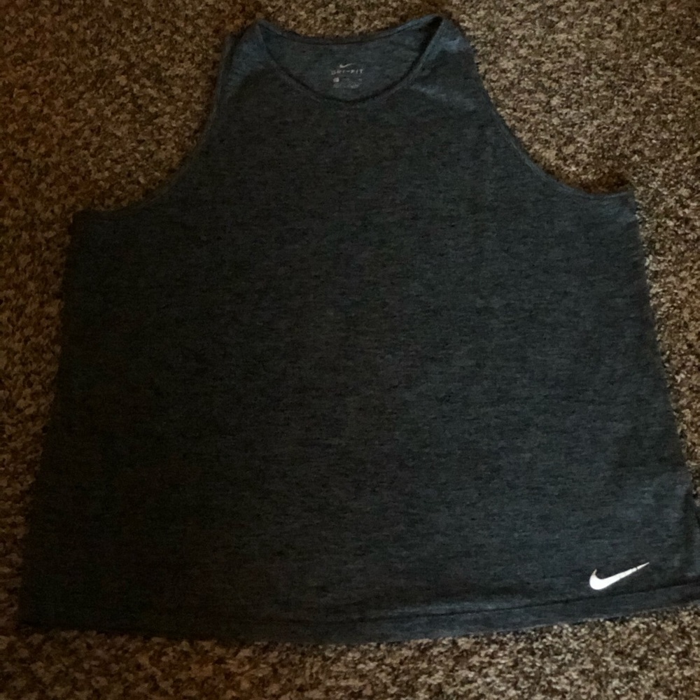 Nike Dry Fit Women’s Muscle Shirt - Grey - XL